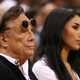Los Angeles Cilppers owner Donald Sterling and V. Stiviano during Game 1 of the NBA Western Conference Finals at the AT&T Center May 19, 2013, in San Antonio
Ronald Martinez/Getty Images